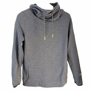 THE NORTH FACE Grey Cowl Neck Hoodie Pullover Cozy Sweatshirt l